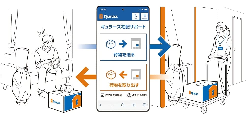 キュラーズ（Quraz）宅配サポート